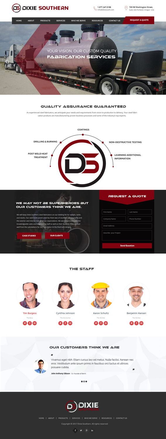 Web Design par Xclusive Designers pour Southeastern Construction | Design #17726262