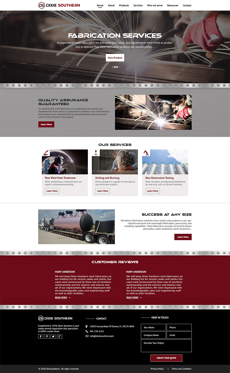 Web Design by PiXthemes for Southeastern Construction | Design #17757686