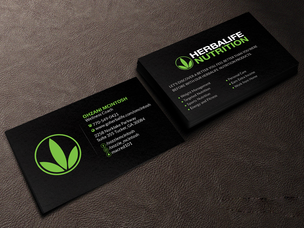 Business Card Design by Creations Box 2015 for Herbalife Nutrition | Design #17819310
