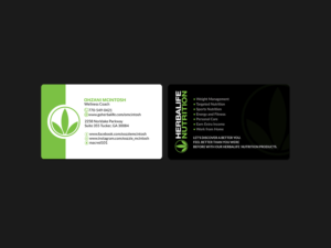 Business Card Design by Creations Box 2015 for Herbalife Nutrition | Design: #17819321