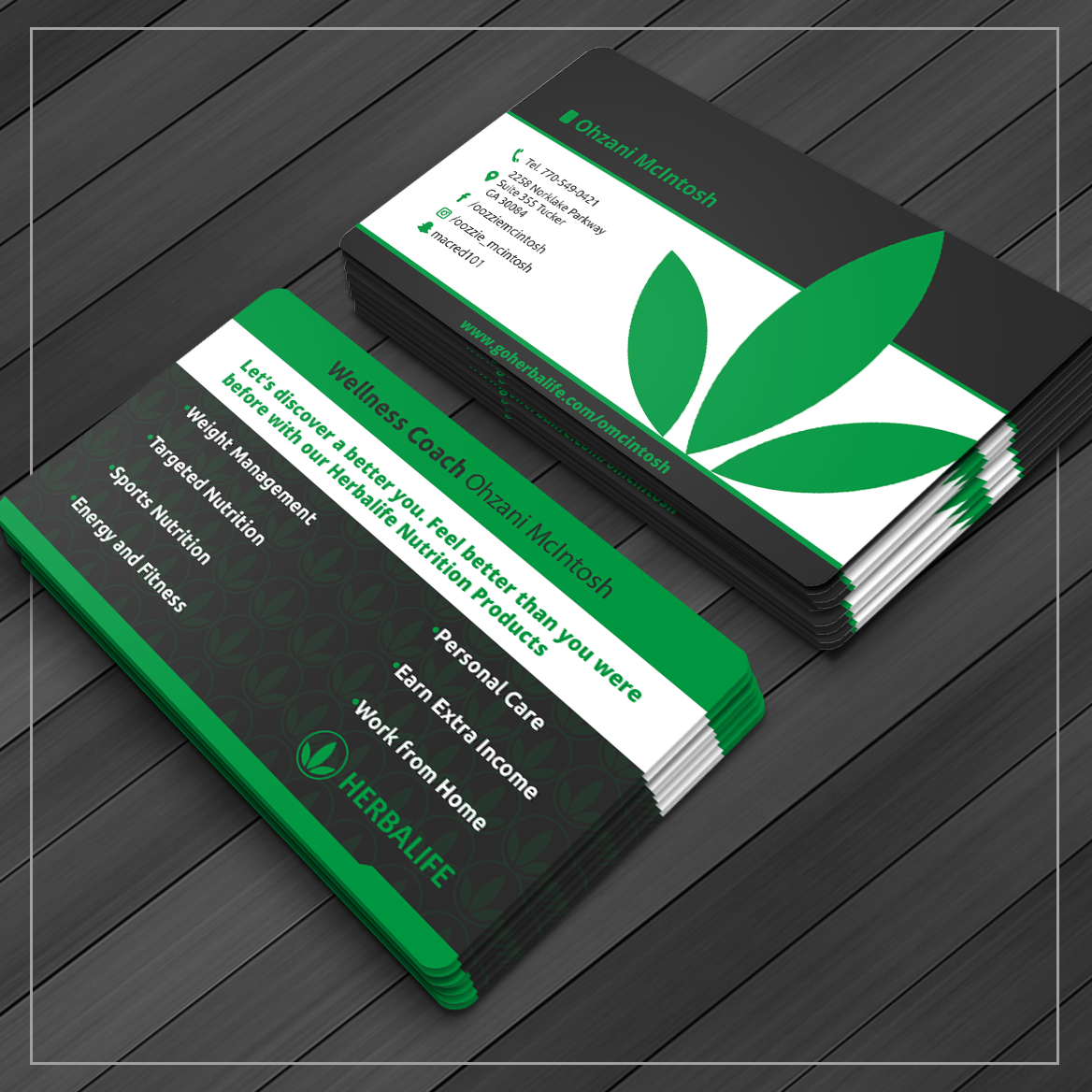 Business Card Design by Caio Designer for Herbalife Nutrition | Design #17821154