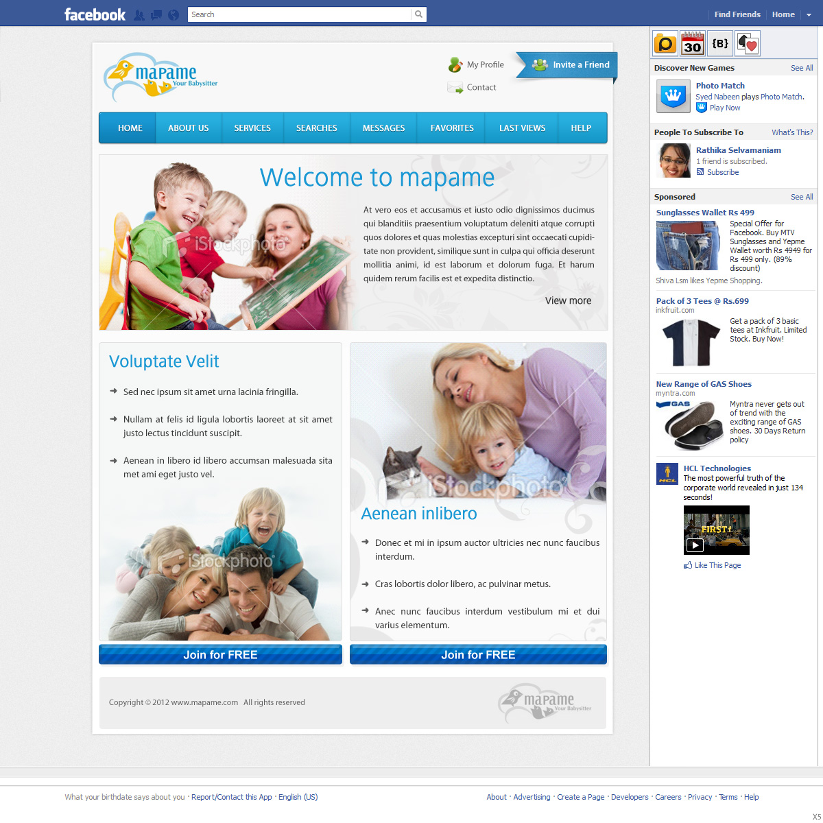 Facebook Design by pb for this project | Design #656414