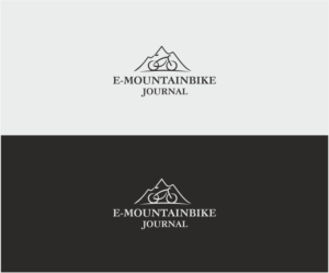 As stated Above the typeface will read E-Mountainbike Journal, and our preference is leaning towards Black Font for the Magazine Titile | Logo Design by Logocraft