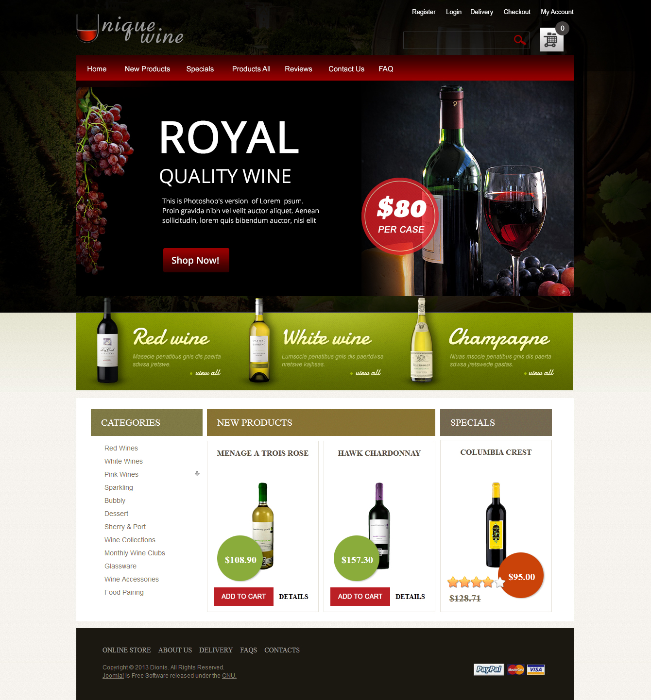 Web-Design von kecy08 für gambier wines australia  | Design #2755448