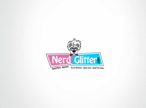 Nerd Glitter.com | Logo Design by nikkiblue