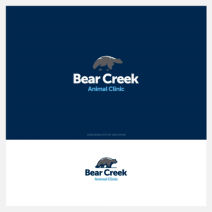 Bear Creek Animal Clinic | Logo Design by madeli