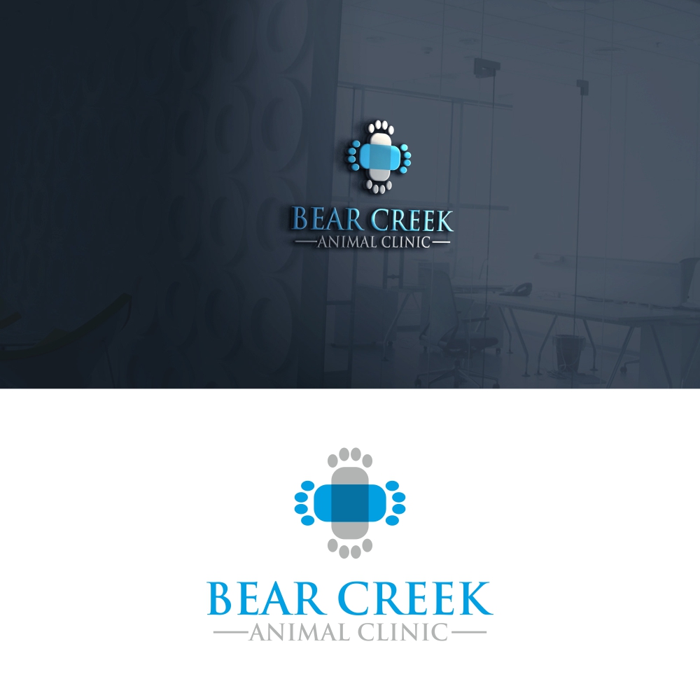 Logo-Design von Basksh Designs für Bear Creek Animal Clinic | Design #17712730