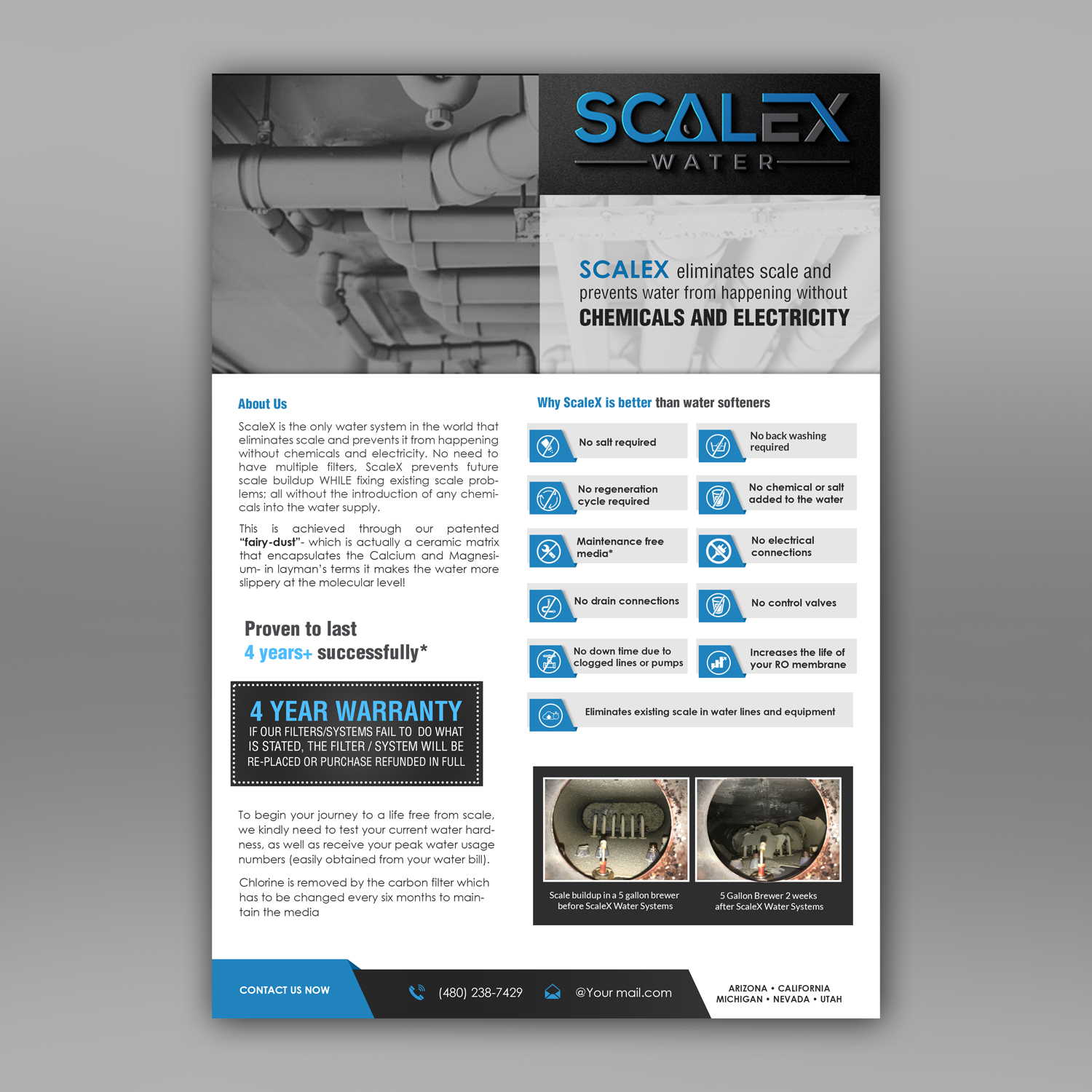 Flyer Design by hih7 for ScaleX Pro Water | Design: #17710683