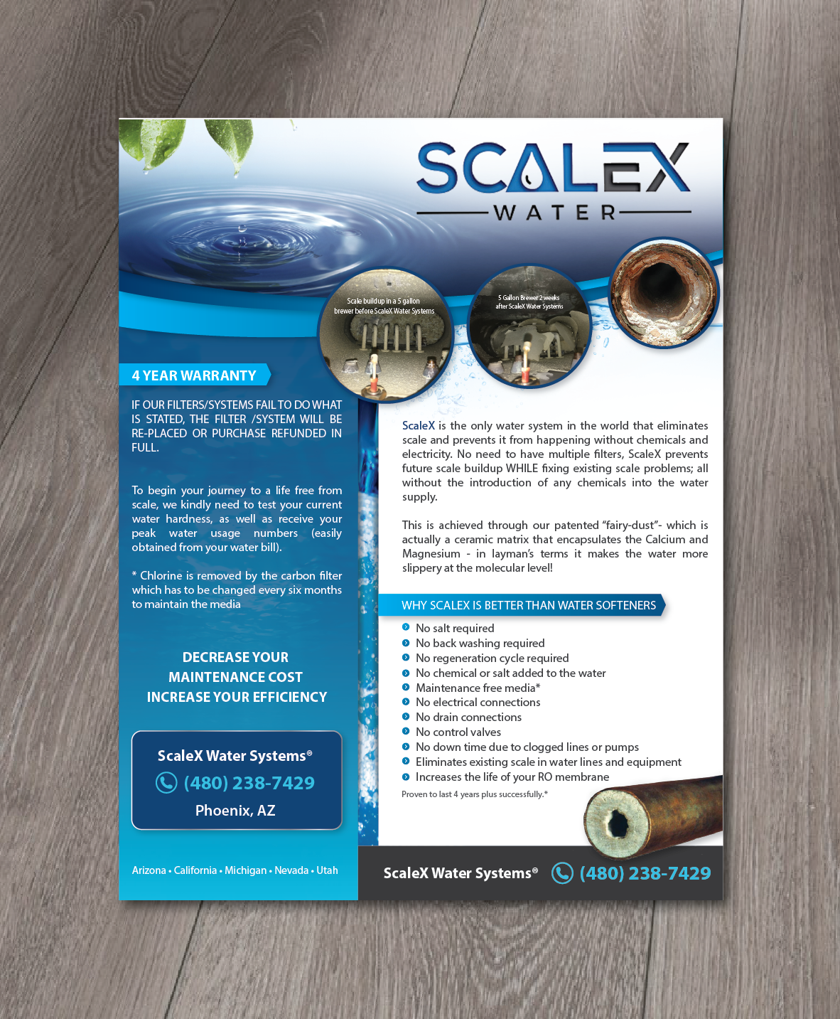Flyer Design by alex989 for ScaleX Pro Water | Design #17712706