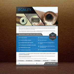 Flyer Design by debdesign for ScaleX Pro Water | Design: #17738488