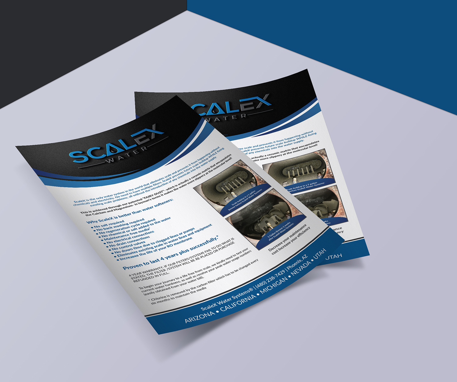 Flyer Design by Deziners Zone for ScaleX Pro Water | Design #17713710