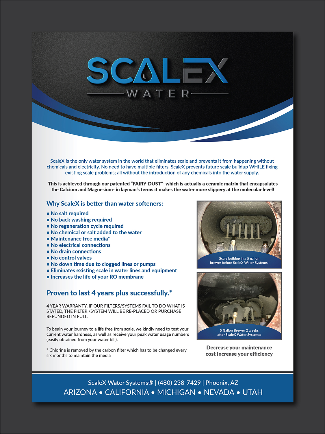 Flyer Design by Deziners Zone for ScaleX Pro Water | Design #17713712