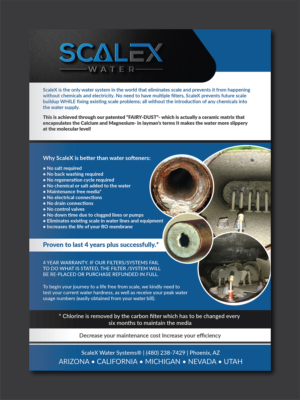 Flyer Design by Deziners Zone for ScaleX Pro Water | Design: #17713713