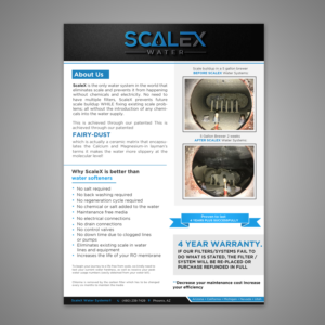 Flyer Design by creative.bugs for ScaleX Pro Water | Design: #17713338
