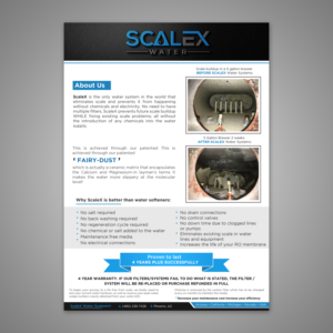 Flyer Design by creative.bugs for ScaleX Pro Water | Design: #17713339