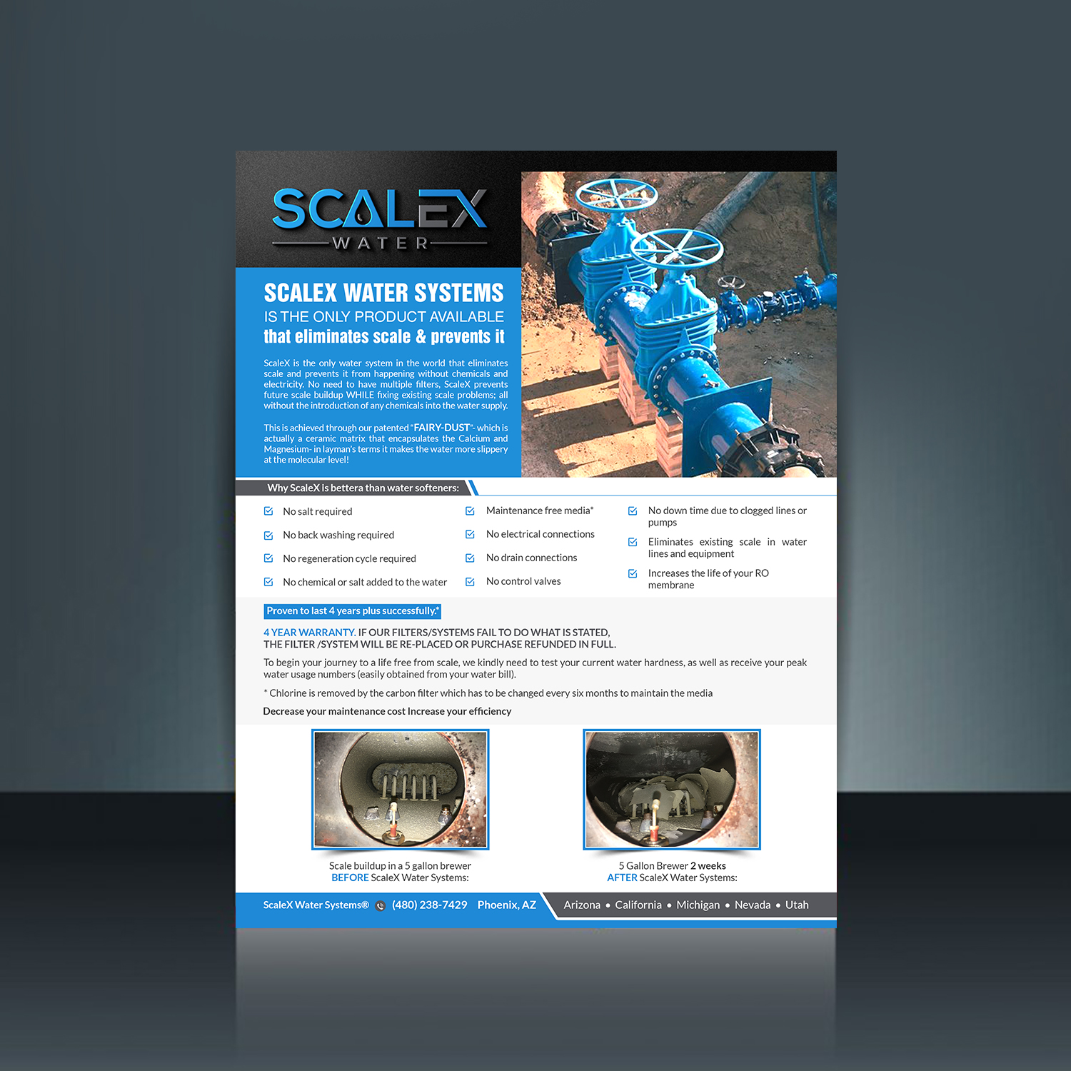 Flyer Design by creative.bugs for ScaleX Pro Water | Design #17715389