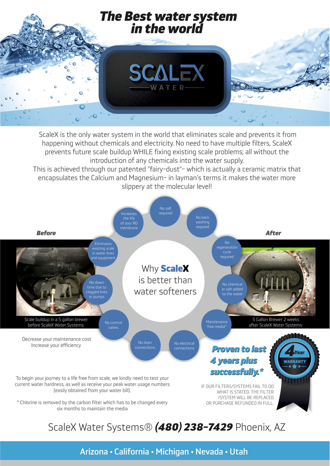bold professional flyer design for scalex water by angelcolmenares3 pedometer flyer