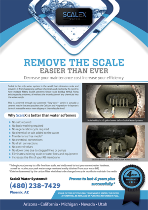 Flyer Design by angelcolmenares3 for ScaleX Pro Water | Design: #17721373