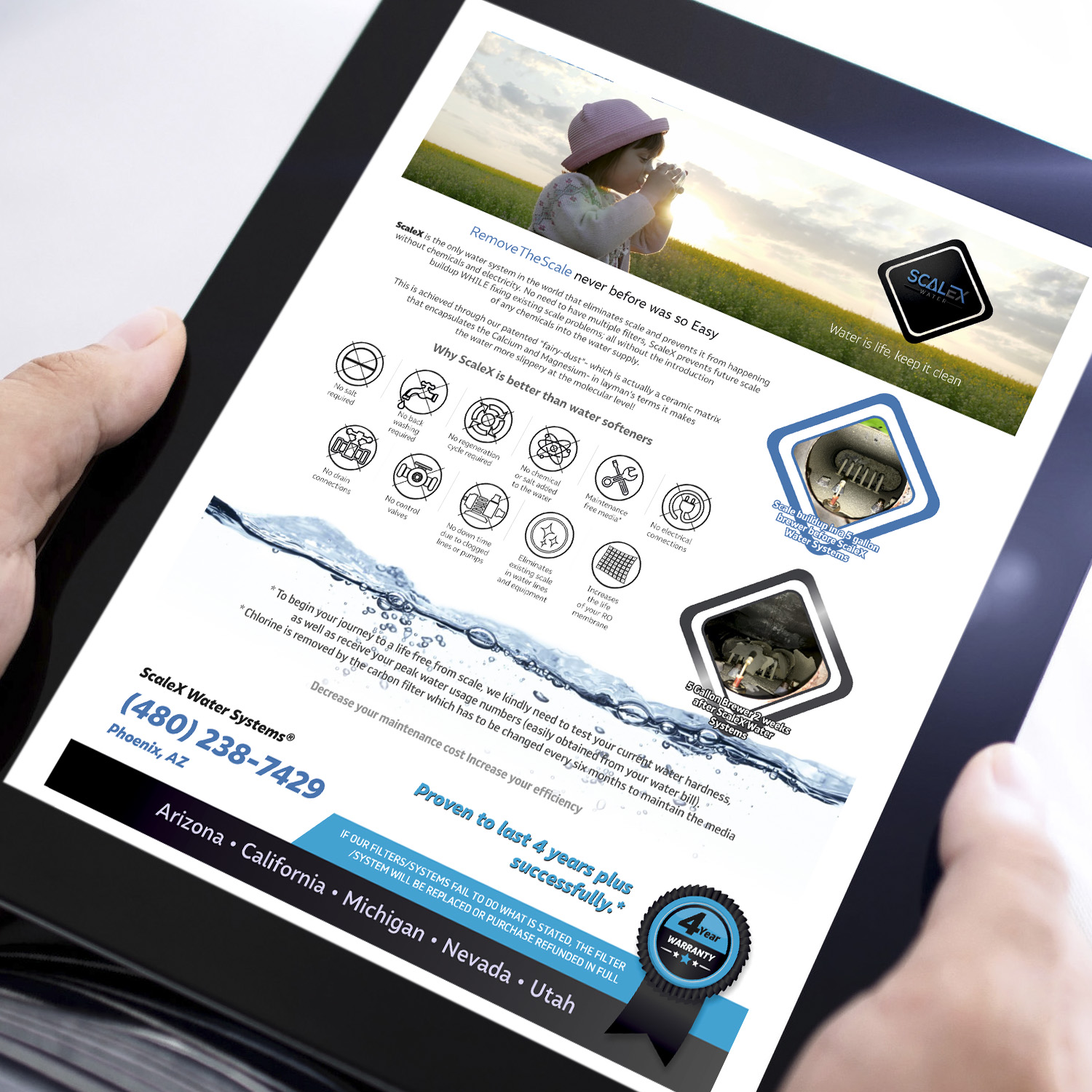 Flyer Design by angelcolmenares3 for ScaleX Pro Water | Design #17742815