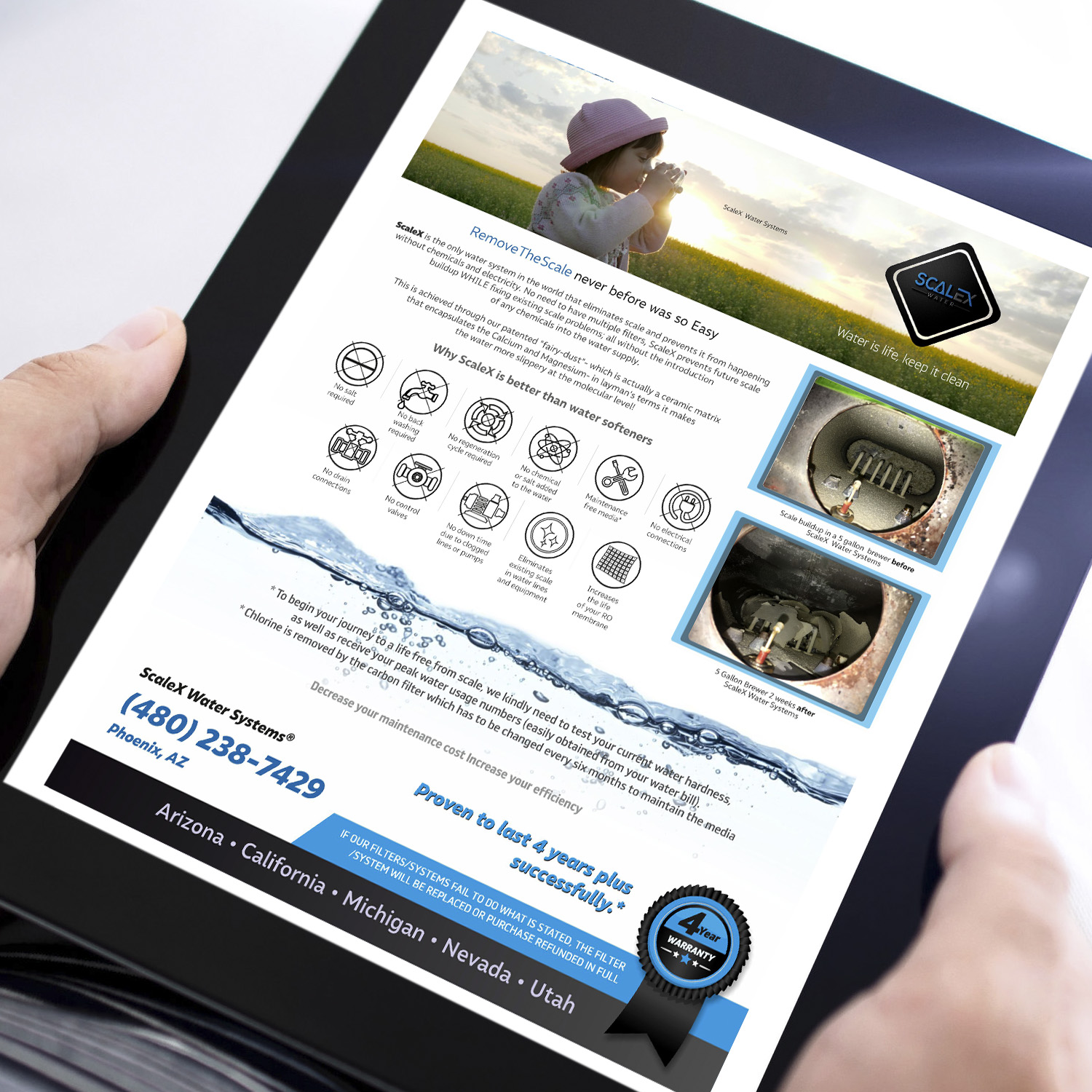 Flyer Design by angelcolmenares3 for ScaleX Pro Water | Design #17742817