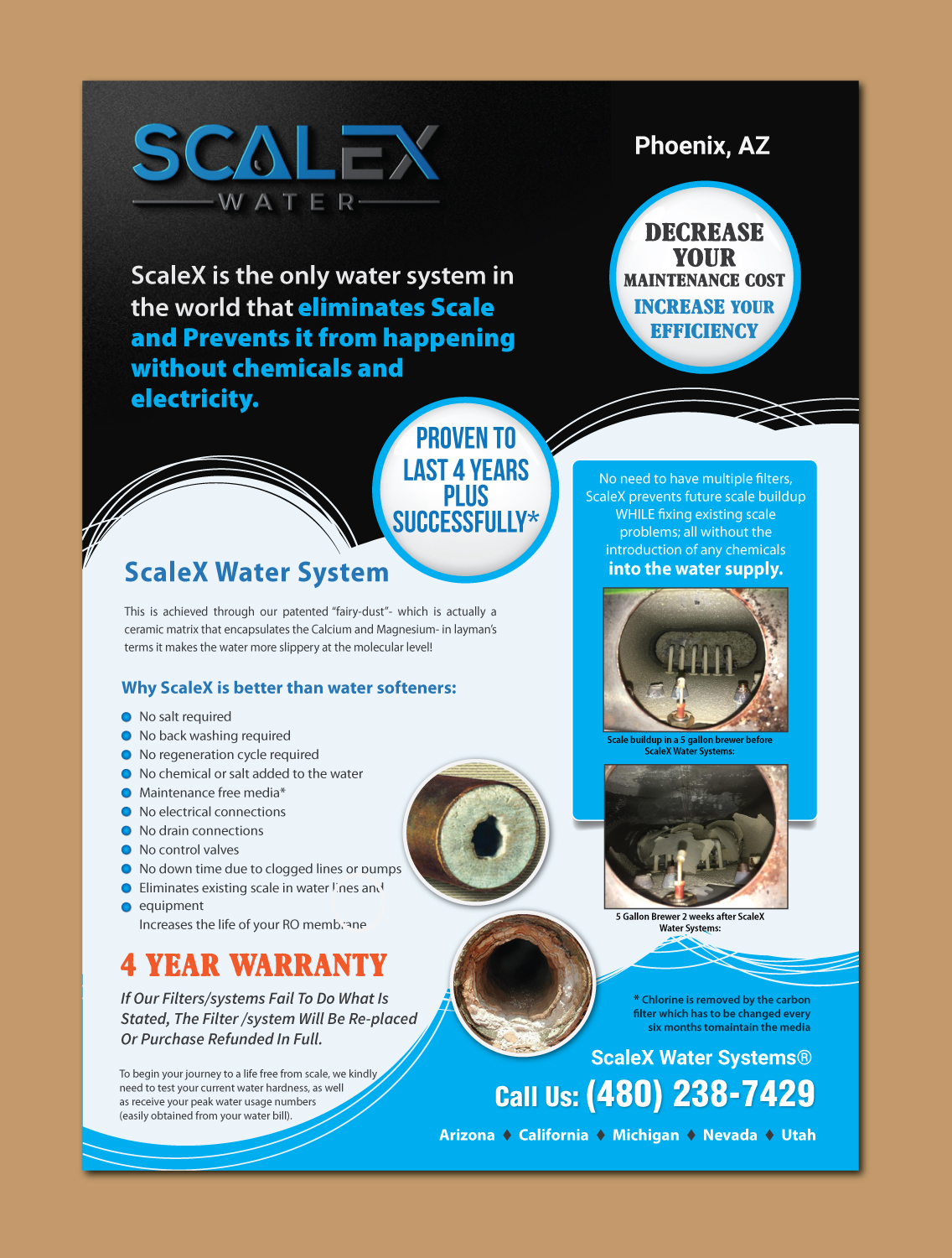 Flyer Design by meet007 for ScaleX Pro Water | Design #17733563