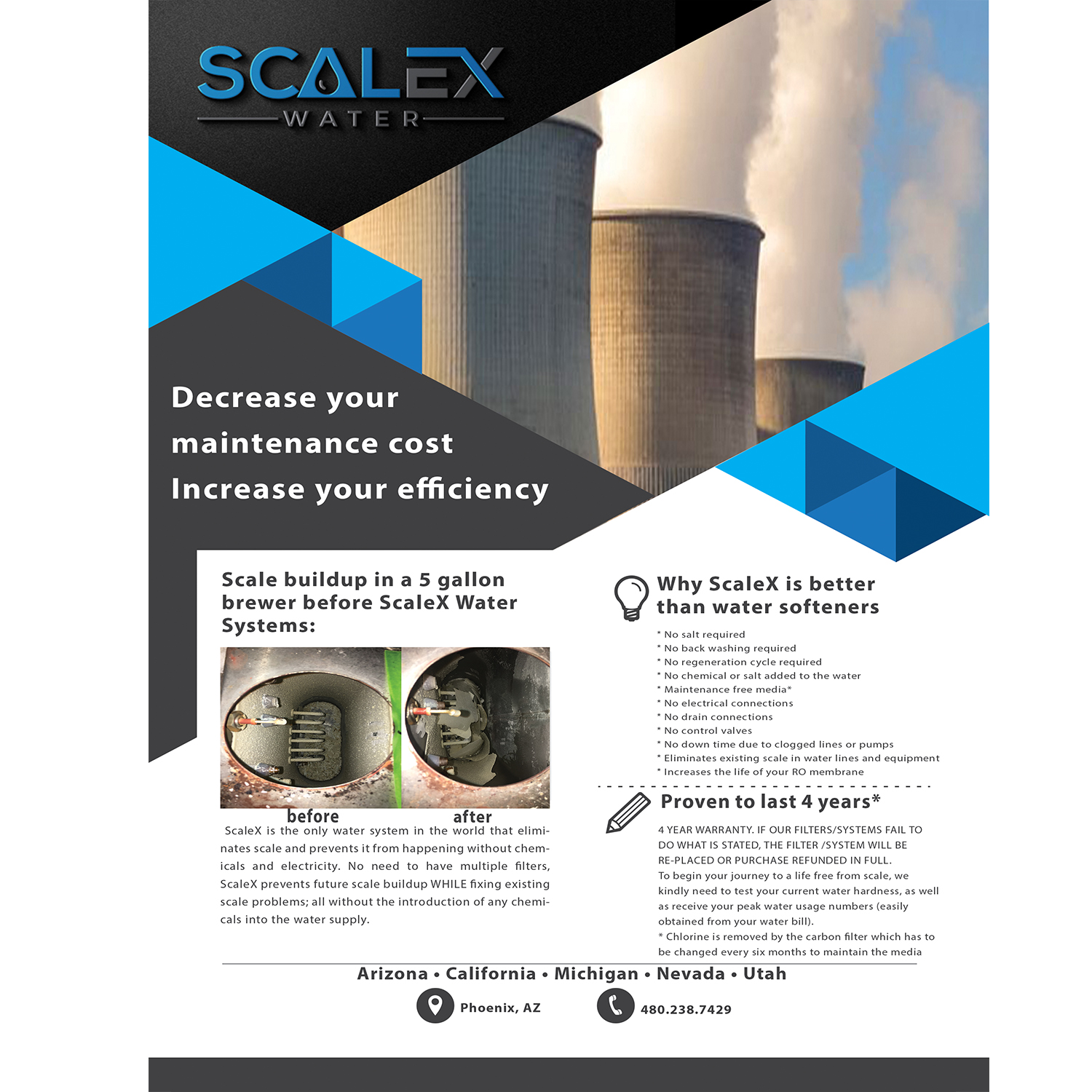 Flyer Design by jyllondon for ScaleX Pro Water | Design #17784268