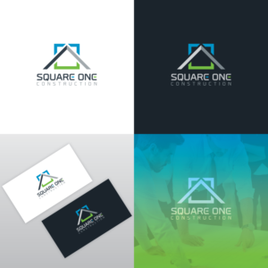 Square One Construction | Logo Design by ds | designstructure
