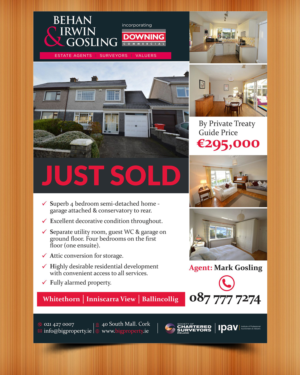 Auctioneer / Real estate Sold Flyer required  | Flyer Design by ecorokerz
