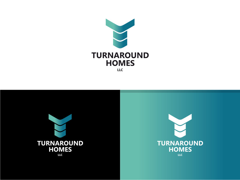Logo Design by Atvento Graphics for Turnaround Homes, llc | Design #17812784