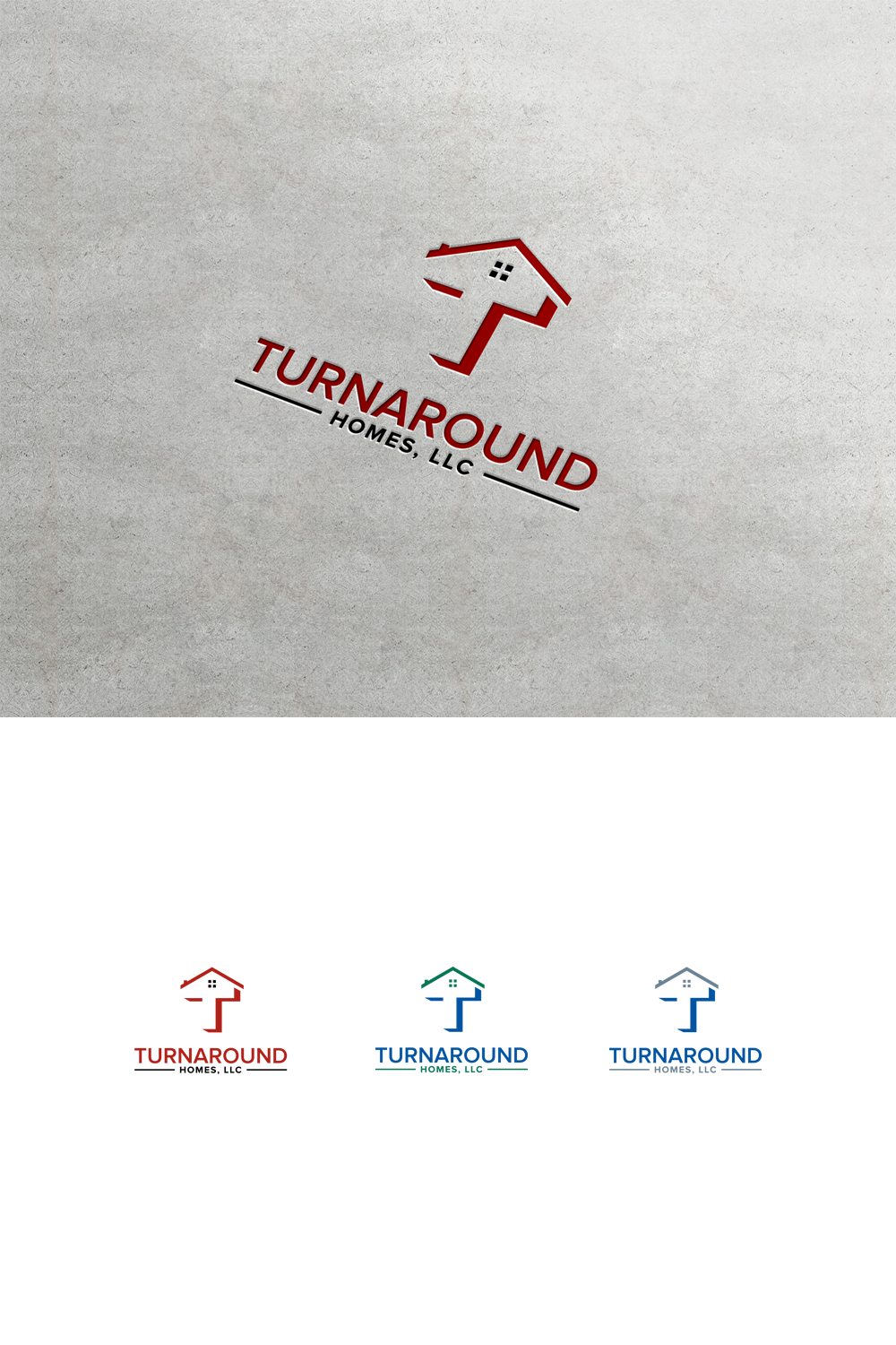 Logo Design by widodo for Turnaround Homes, llc | Design #17773614