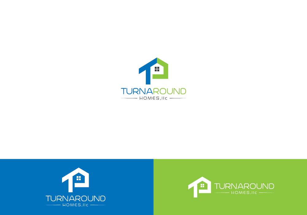 Logo Design by Deep Night for Turnaround Homes, llc | Design #17758085