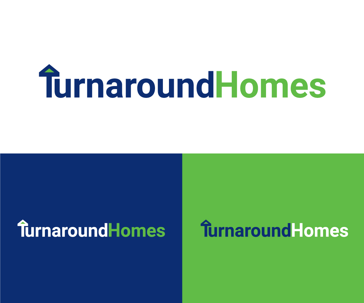 Logo Design by Nurul Amin 3 for Turnaround Homes, llc | Design #17756913