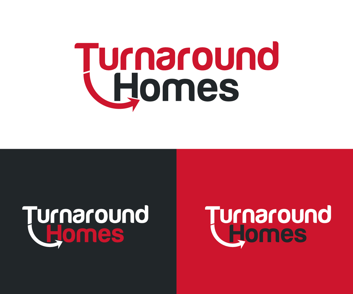 Logo Design by Nurul Amin 3 for Turnaround Homes, llc | Design #17756914
