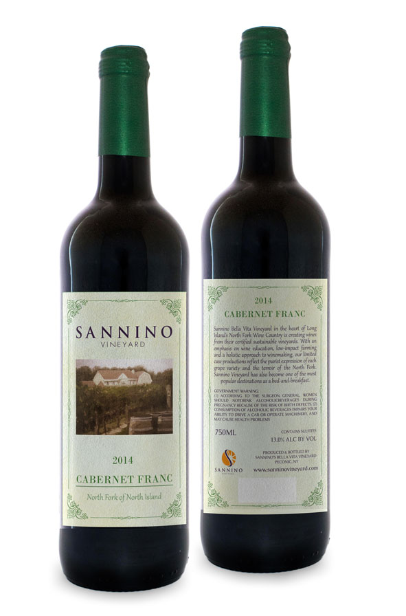 Verpackungs-Design von 55rova für Sannino's Bella Vita Vineyard LLC | Design #17806102