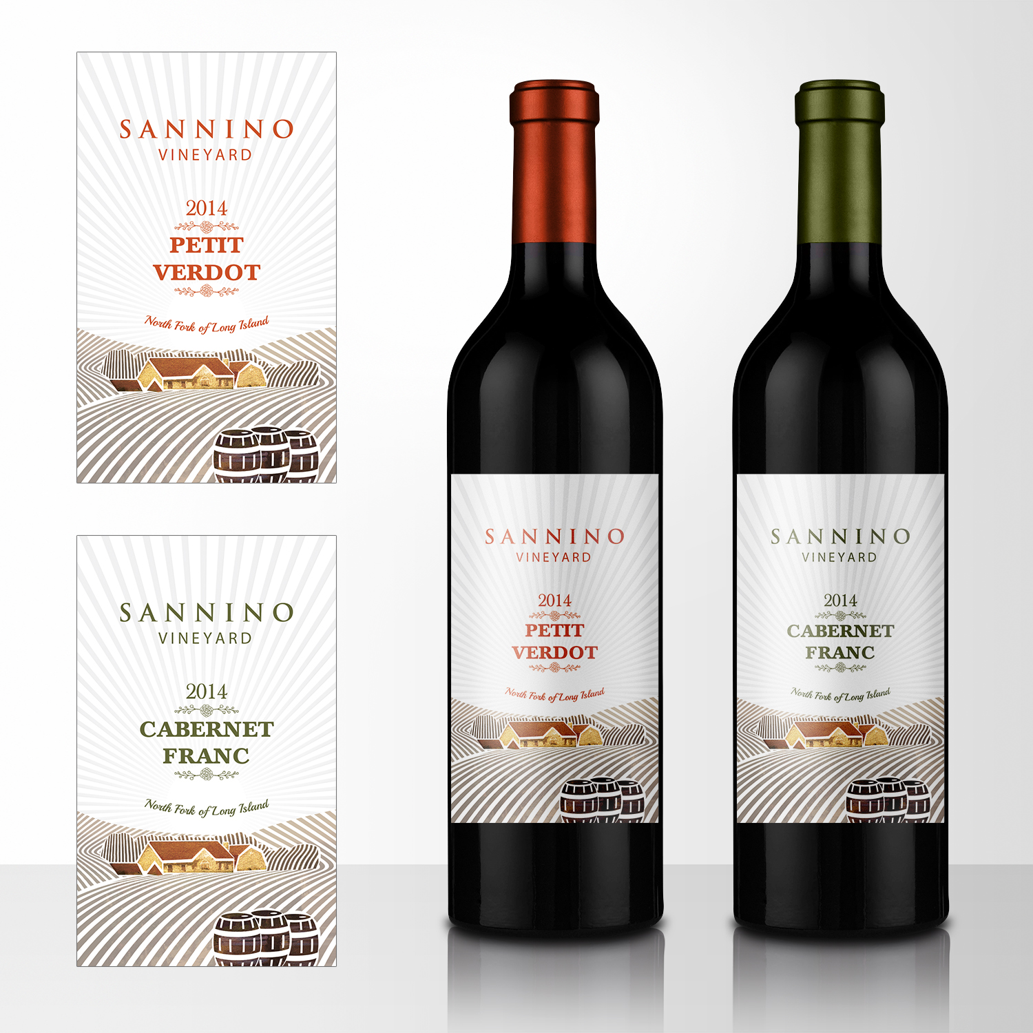 Diseño de Empaque por SAI DESIGNS para Sannino's Bella Vita Vineyard LLC | Diseño #17852372