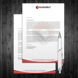 Stationery Design by OxonoArt for Alewelt Concrete, Inc. | Design: #17740116
