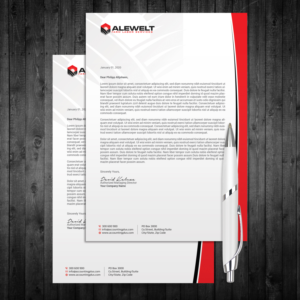 Stationery Design by OxonoArt for Alewelt Concrete, Inc. | Design: #17740543