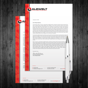 Stationery Design by OxonoArt for Alewelt Concrete, Inc. | Design: #17740544
