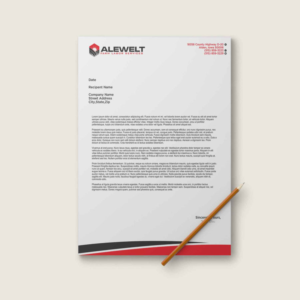 Stationery Design by g234t_d4y for Alewelt Concrete, Inc. | Design: #17733247