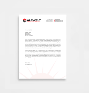 Stationery Design by Right_D for Alewelt Concrete, Inc. | Design: #17721505