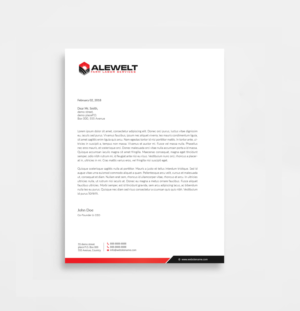 Stationery Design by Right_D for Alewelt Concrete, Inc. | Design: #17721507