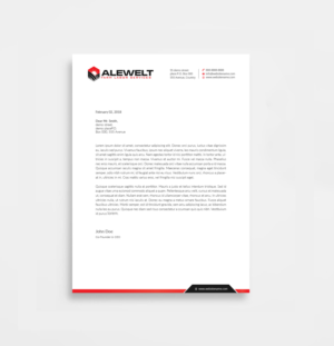 Stationery Design by Right_D for Alewelt Concrete, Inc. | Design: #17721729