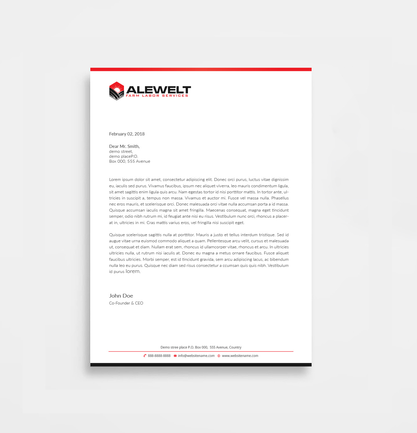 Stationery Design by Right_D for Alewelt Concrete, Inc. | Design #17721731