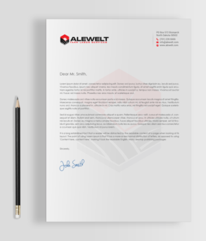 Stationery Design by chandrayaan.creative for Alewelt Concrete, Inc. | Design: #17733718