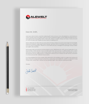 Stationery Design by chandrayaan.creative for Alewelt Concrete, Inc. | Design: #17733729