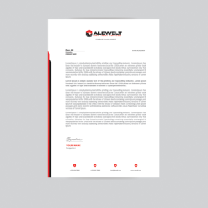 Stationery Design by bdesigner9 for Alewelt Concrete, Inc. | Design #17726655