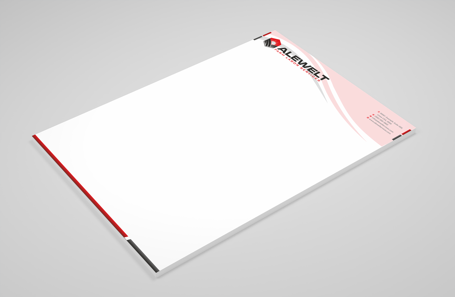 Stationery Design by Petter Goms for Alewelt Concrete, Inc. | Design #17725560