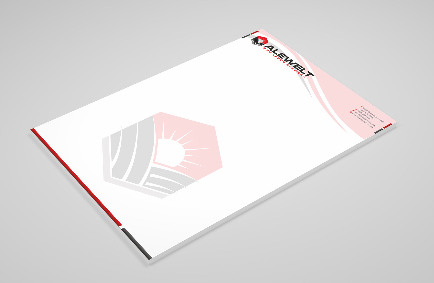 Stationery Design by Petter Goms for Alewelt Concrete, Inc. | Design #17725562