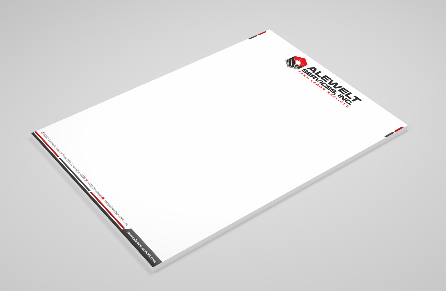 Stationery Design by Petter Goms for Alewelt Concrete, Inc. | Design #17864485