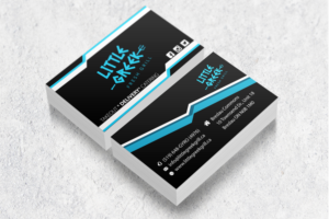 Business Card Design by Impressive Solutions for Little Greek Fresh Grill | Design: #17732744